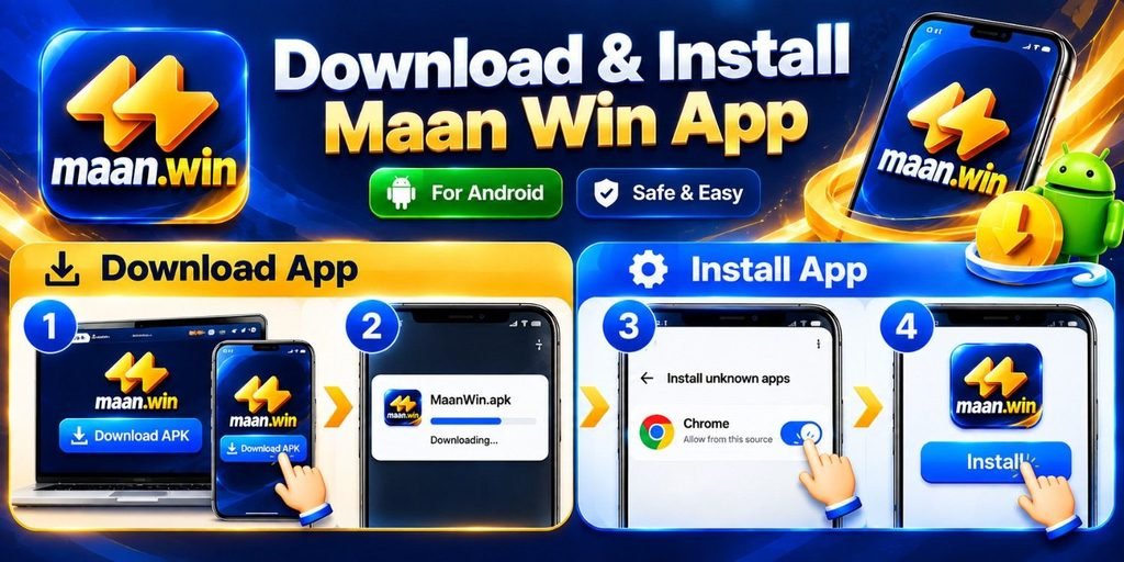 Maan Win Official App Download Banner Guide